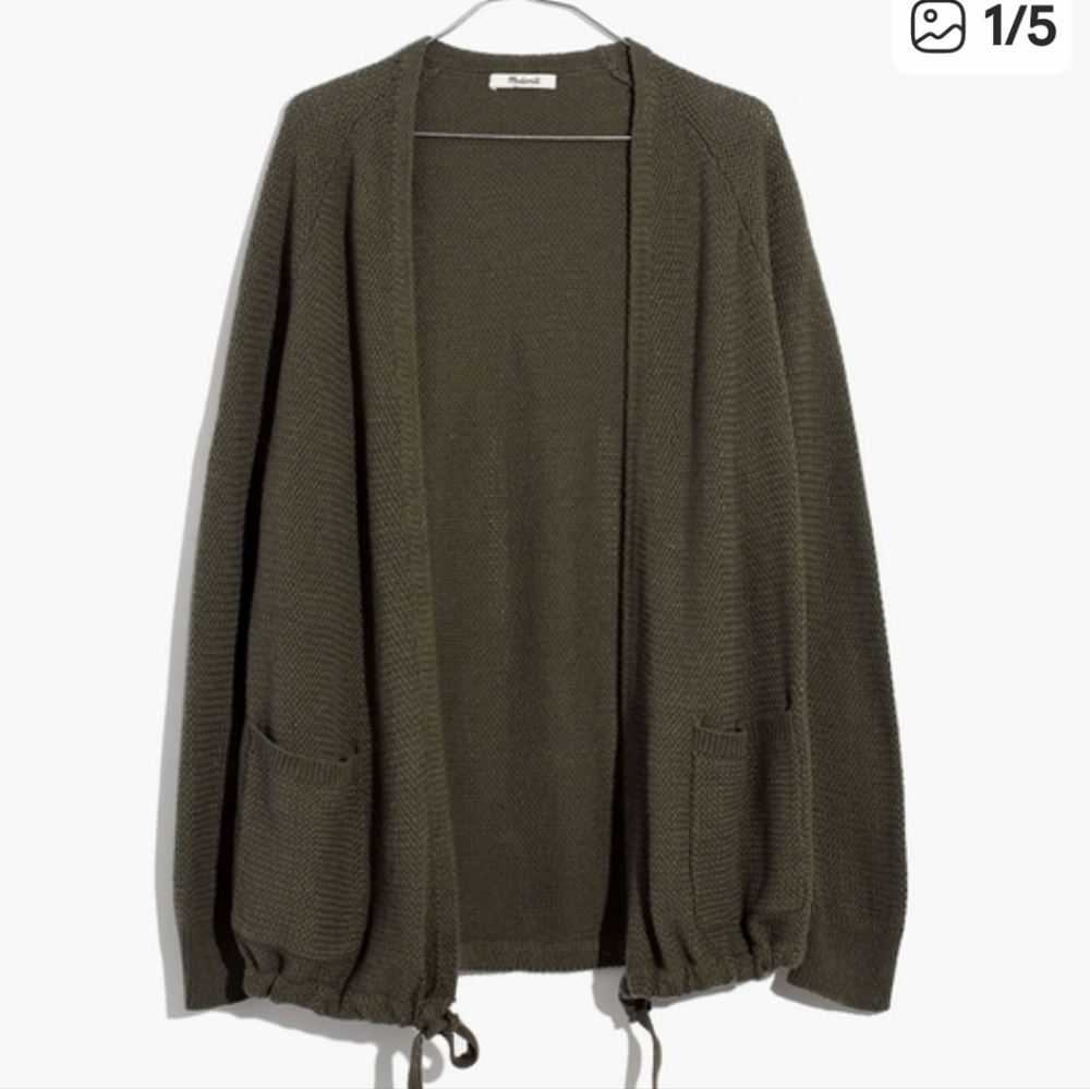 🩵 MADEWELL Woman's Cardigan Size Small - Med